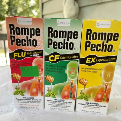 Jarabes Rompe Pecho para la tos