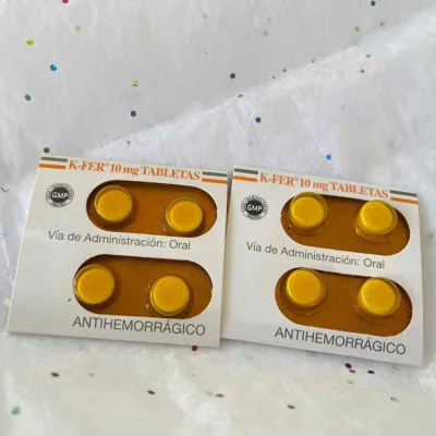 K-Fer 10 mg antihemorrágico (blíster de 4)